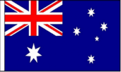 Australia Hand Waving Flags